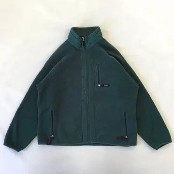 USA 제조 [XXL] 눈 없음 택 파타고니아 집업 플리스/그린