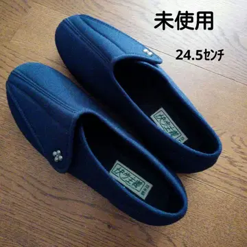 쾌보주의 실내용 간호화 네이비 라메 (일본제)