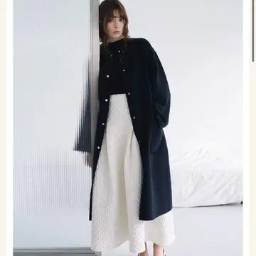 fray i.d super140's 울 리버 코트