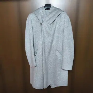 ATTACHMENT 후드 부착 랩 코트 캐시미어 10% 사이즈 1