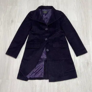 [새상품급] HushHush 다크 퍼플 코트 사이즈 2 00s Y2K