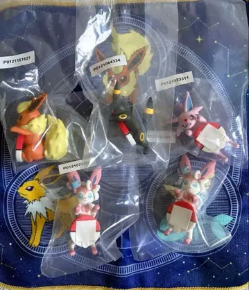 이브이 진화계 길거리 방랑 프렌즈 5마리 세트