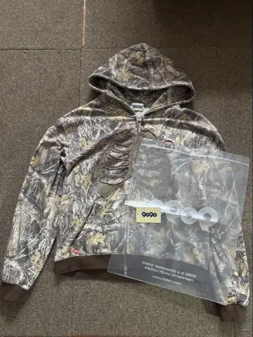 9090 BONE ZIP 후디 M 사이즈