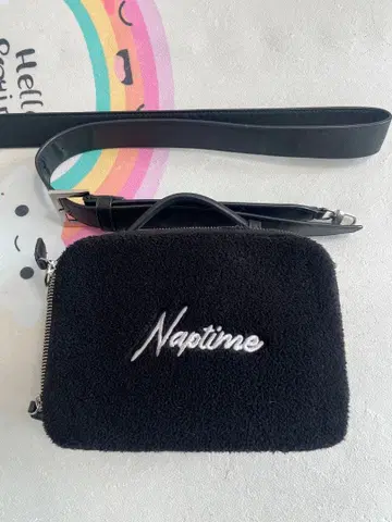 Naptime 블랙 숄더백 [ 하자품 ]