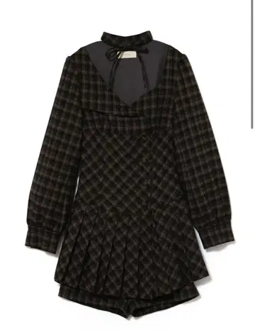 andmary Renon pleats mini dress