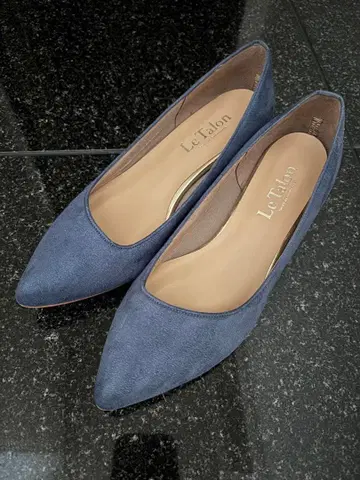 [ 미사용 ] Le Talon 스웨이드 스틸레토