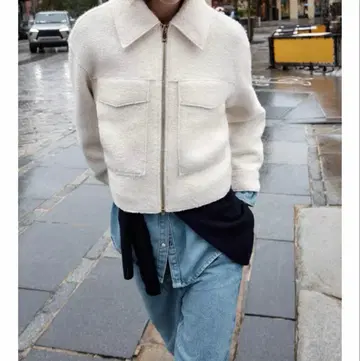 [ 새상품 ] ZARA 부클레 포켓 자켓