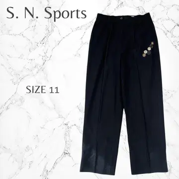 개성적인 러프 액티브 강아지 허리밴딩 캐주얼 팬츠 L