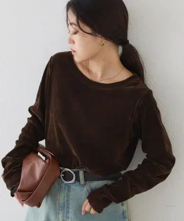 CIAOPANIC TYPY 시어 플로키 벨로아 느낌 멜로 탑