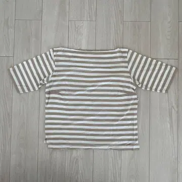 에네스베 반팔 코튼 티셔츠 보더 사이즈 2