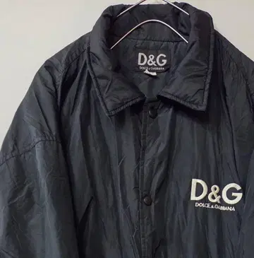 D&G 블랙 점퍼 로고