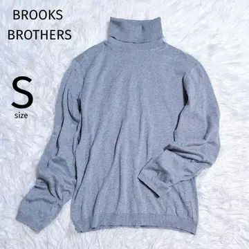 [ 브룩스브라더스 ] 터틀넥 니트 S 그레이 면100%