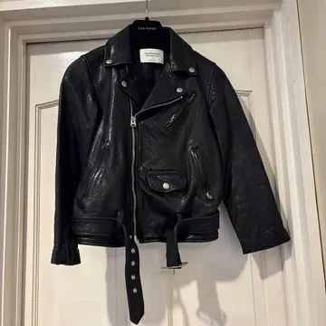 beautiful people*블랙 가죽 자켓 사이즈 130