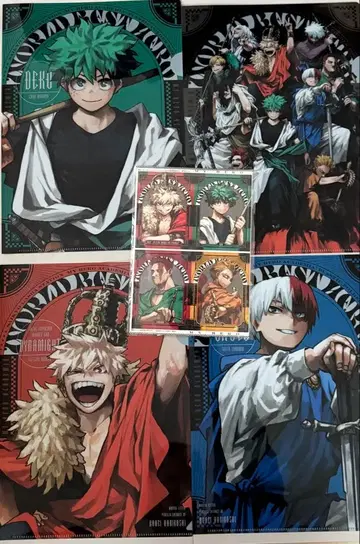 최강 점프 나의 히어로 아카데미아 클리어 파일 4종 컴프 부록 포함