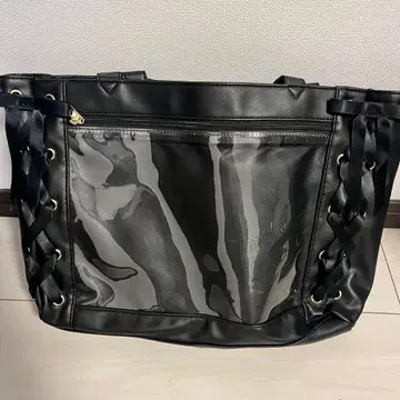 WEGO 레이스업 이타백 S 사이즈 블랙