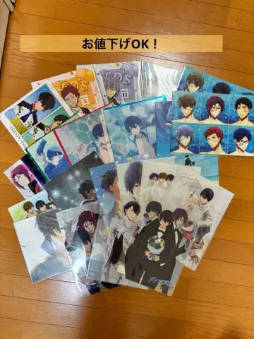 Free! 클리어 파일 세트 선행 판매 특전 영화 잡지 Cocos