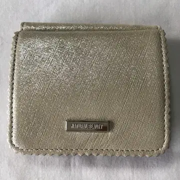 내추럴 뷰티 이단 접이식 지갑 (박스 동전 지갑 샴페인