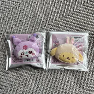 산리오 치이카와 (먼작귀) 시크릿 헤어 클립 모몽가 폼폼푸딩 세트