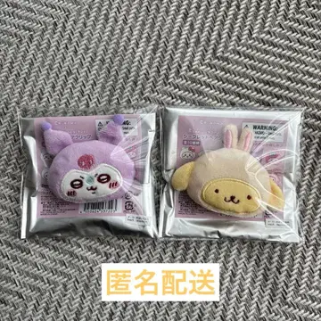 산리오 치이카와 (먼작귀) 시크릿 헤어 클립 모몽가 폼폼푸딩 세트