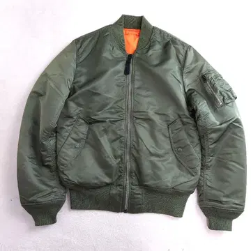 컨디션 최상 알파 MA-1 플라이트 자켓 카키 빅 L