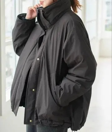 Spick and span 2WAY 발수 다운 하프 코트 블랙 36