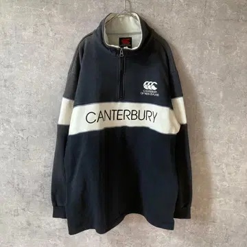 CANterbury 하프 지퍼 트레이닝복 맨투맨 자수 XL 사이즈