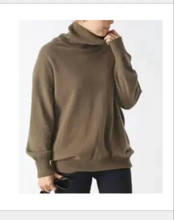 jusper 터틀넥 풀오버 카키