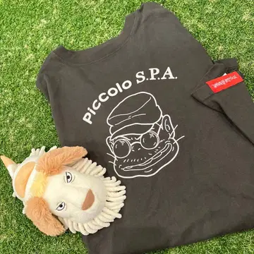 붉은 돼지 T셔츠 피콜로 아저씨와 힌모프