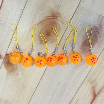 새상품급 드래곤볼 스트랩 7세트 컴플리트