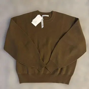 BEAUTY&YOUTH 브라운 크루넥 스웨터 새상품 택 포함