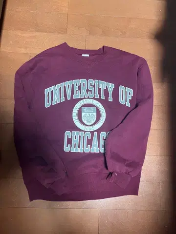 M/구제 의류 러셀 긴팔 맨투맨 남성용 90s 시카고 대학