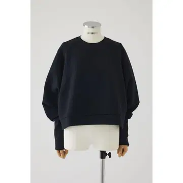 림아크 크루아상 슬리브 스웨트 블랙