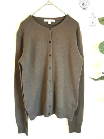 UNIQLO 유니클로 [캐시미어 100%] 가디건 올리브 그린