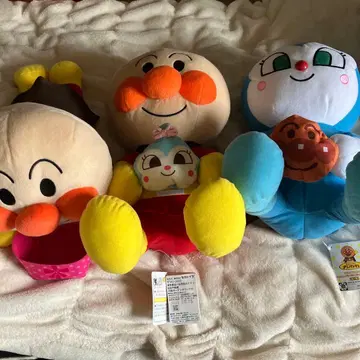 호빵맨 봉제 인형 세트