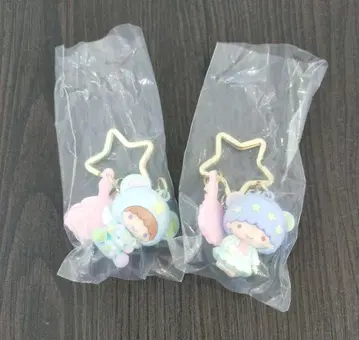 리틀트윈스타 별하늘의 엔젤 키링 키키라라 퍼프 2개