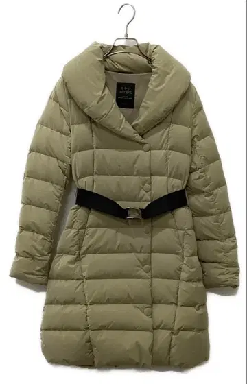 TATRAS 베이지 다운 자켓 허리 벨트 포함 04 사이즈