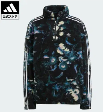 L 사이즈 adidas 플라워 플리스 자켓