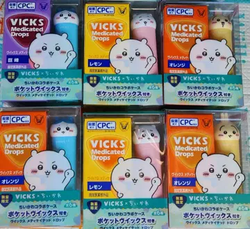 VICKS 메디케이티드 드롭스 치이카와(먼작귀) 콜라보 컴프