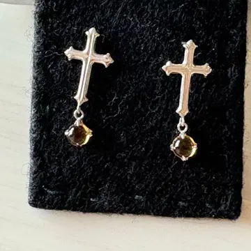 k14 WG 시트린 귀걸이