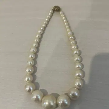 펄 목걸이 길이 약 45cm