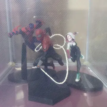 스파이더맨 피규어 프라모델 3종 세트 그웬 스테이시 등