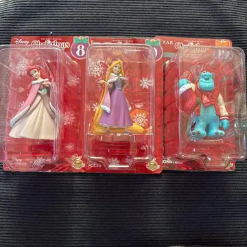 디즈니 크리스마스 피규어 세트