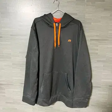 러셀 그레이 후드티 2XL