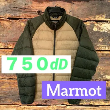 마모트 Marmot 750 라이트 다운 M 사이즈 올리브 그린/베이지