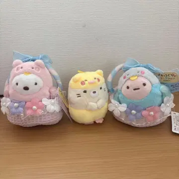 새상품 스미코구라시 테노리 봉제 인형 새 의상으로 꾸미기 3종 세트