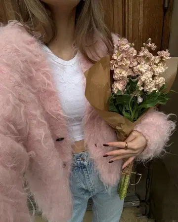 THETOEWESTMINSTER SHAGGYCARDIGA