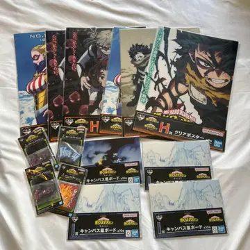 클리어 포스터 러버 컬렉션 히로아카 제일복권 나의 히어로 아카데미아