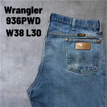 Wrangler 936PWD 보이컷 데미지 데님 W38 L30