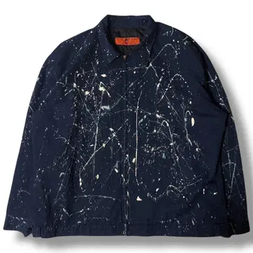 90s USA제 RED KAP 워크 자켓 TALON 페인트 아메카지