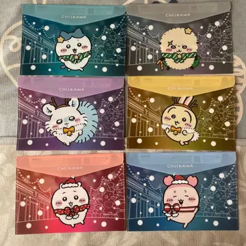 치이카와 x 세븐일레븐 오리지널 플랫 케이스 전 6종 컴플리트 세트